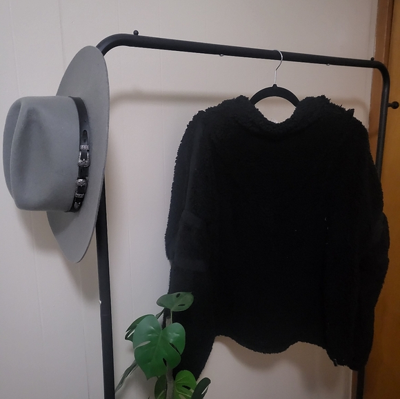 Free People Movement Nantucket Half-Zip Fleece Jacket in Black - Picture 6 of 7